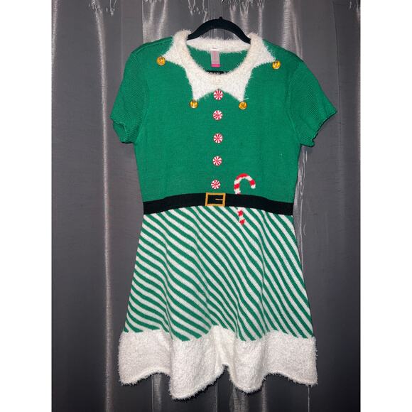 Ugly Christmas Sweater Xmas Size XL Dress - Picture 1 of 3